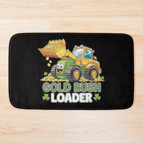Item preview, St Patricks Day Bulldozer - A perfect gift for construction machine fans, St. Patrick’s Day lovers, kids, and anyone who enjoys bulldozers and Irish luck! designed and sold by ZyziowskyArt.