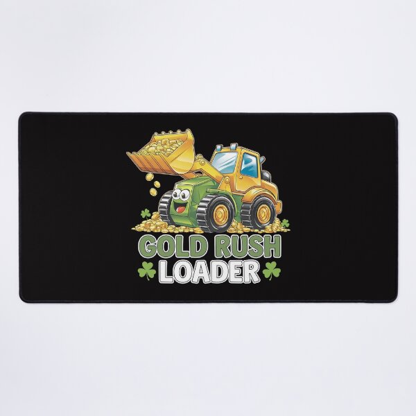 Item preview, St Patricks Day Bulldozer - A perfect gift for construction machine fans, St. Patrick’s Day lovers, kids, and anyone who enjoys bulldozers and Irish luck! designed and sold by ZyziowskyArt.