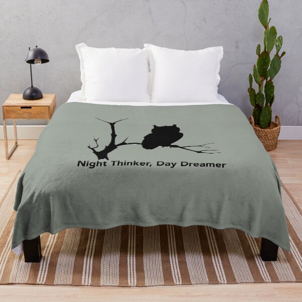 Item preview, Night Thinker, Day Dreamer – Thoughtful Owl T-Shirt designed and sold by CreationbyNiki.