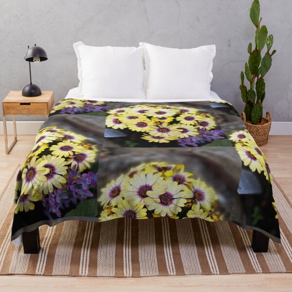 Item preview, Yellow field flower flowers tapestry wildflowers  photography designed and sold by Coolparrotgirl.