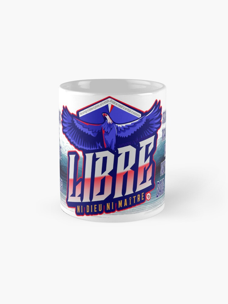 Aperçu 4 sur 6. Mug à café avec l'œuvre Libre. créée et vendue par Vinidal.