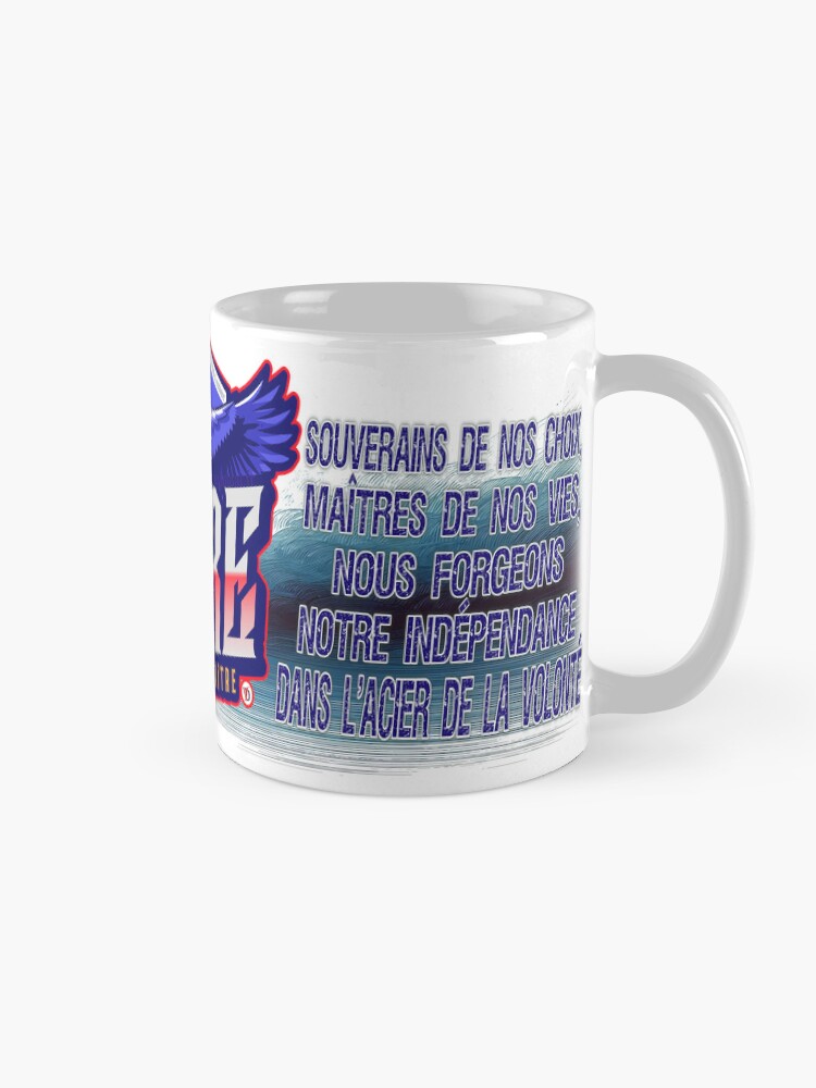 Aperçu 5 sur 6. Mug à café avec l'œuvre Libre. créée et vendue par Vinidal.
