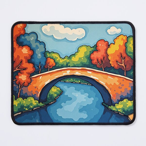 Item preview, "The bridge painted in the trees" designed and sold by Tecno-Art-Land.