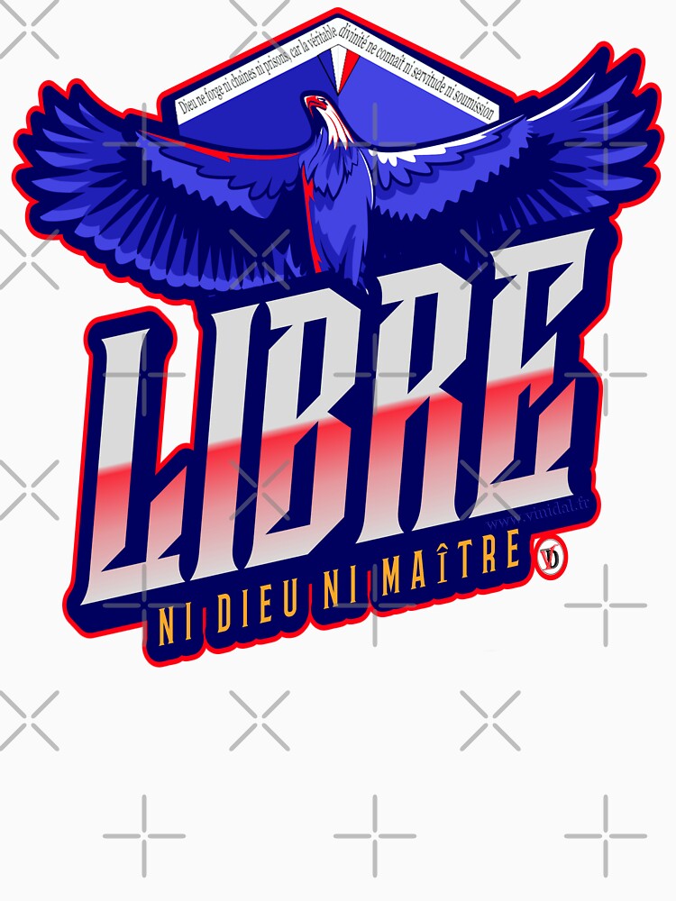 Aperçu 7 sur 7. T-shirt classique avec l'œuvre Libre. créée et vendue par Vinidal.