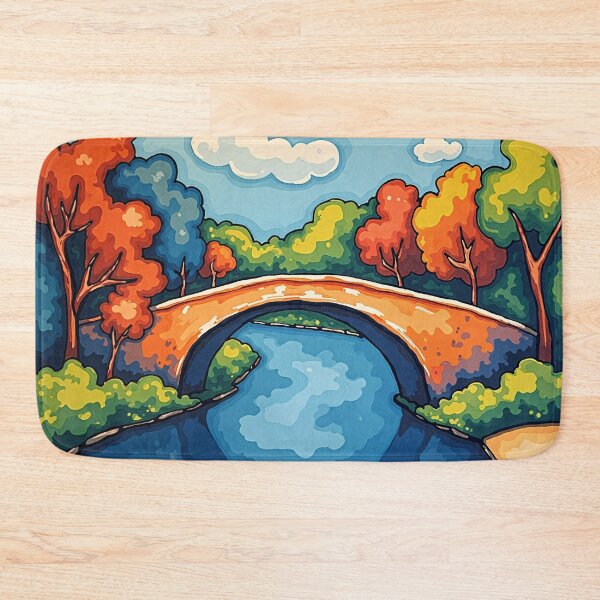Item preview, "The bridge painted in the trees" designed and sold by Tecno-Art-Land.