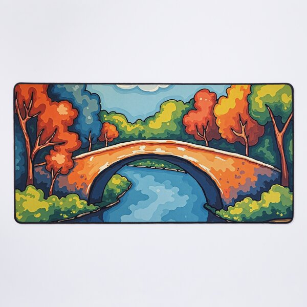 Item preview, "The bridge painted in the trees" designed and sold by Tecno-Art-Land.