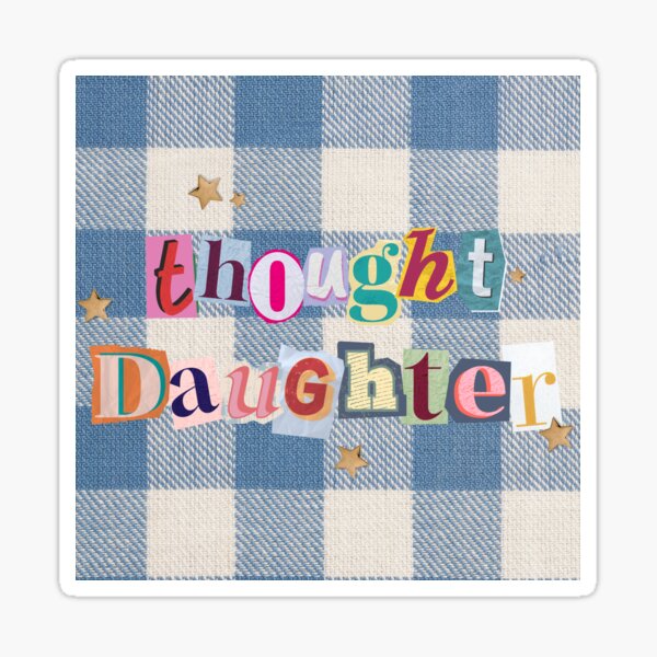 Artikel-Vorschau von Thought Daughter Blaues Plaid, designt und verkauft von Met Liefs Paperie.