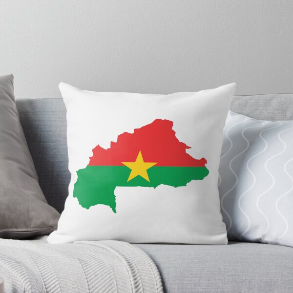 Item preview, Flag Map of Burkina Faso  designed and sold by abbeyz71.