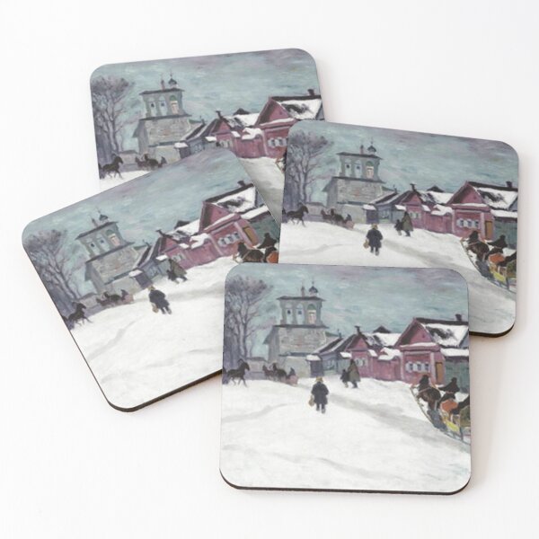 Item preview, Russian Village in Winter designed and sold by tomorrowsart.