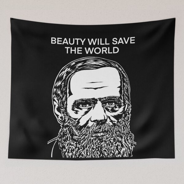Item preview, FYODOR DOSTOEVSKY quoting himself .5 - ink portrait designed and sold by lautir.