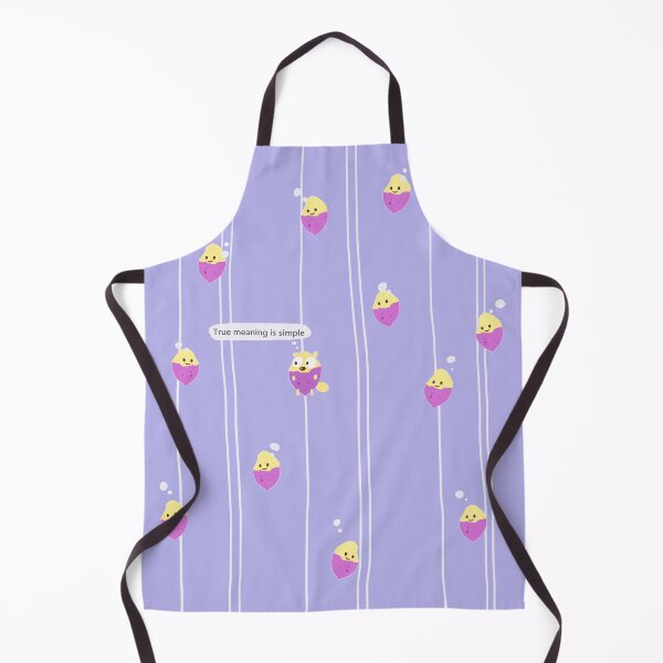Item preview, Purple potato apron designed and sold by click meteor.
