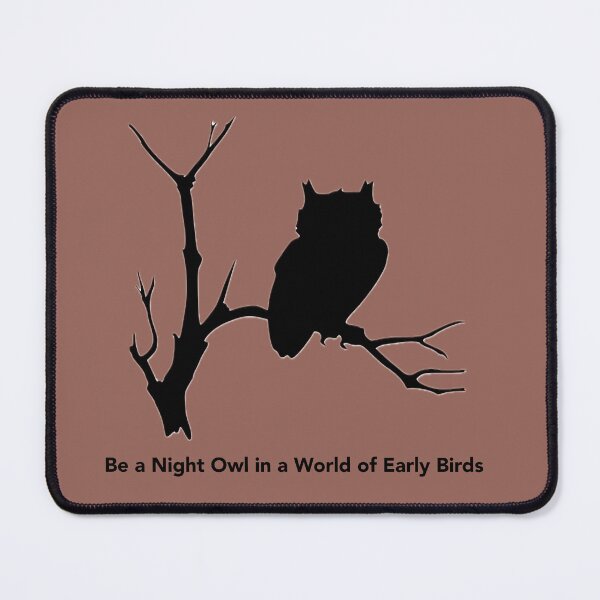 Item preview, Be a Night Owl in a World of Early Birds – Unique T-Shirt designed and sold by CreationbyNiki.
