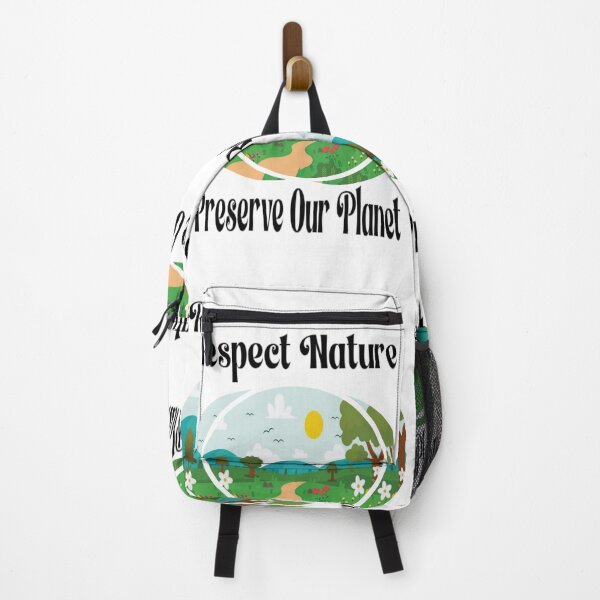 Item preview, Respect Nature, Preserve Our Planet – Eco-Friendly Earth Conservation Design designed and sold by musabadam2013.