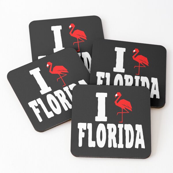 Item preview, I love Florida for Flamingo lovers I Love Florida gifts 2025 designed and sold by erozzz.