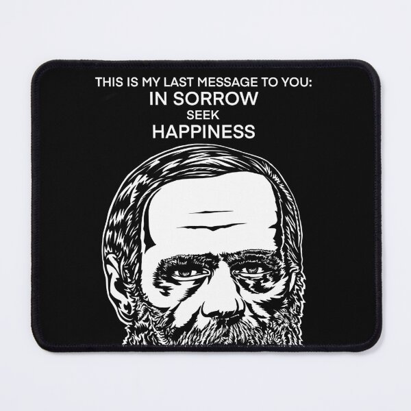 Item preview, FYODOR DOSTOEVSKY quoting himself .6 - ink portrait designed and sold by lautir.