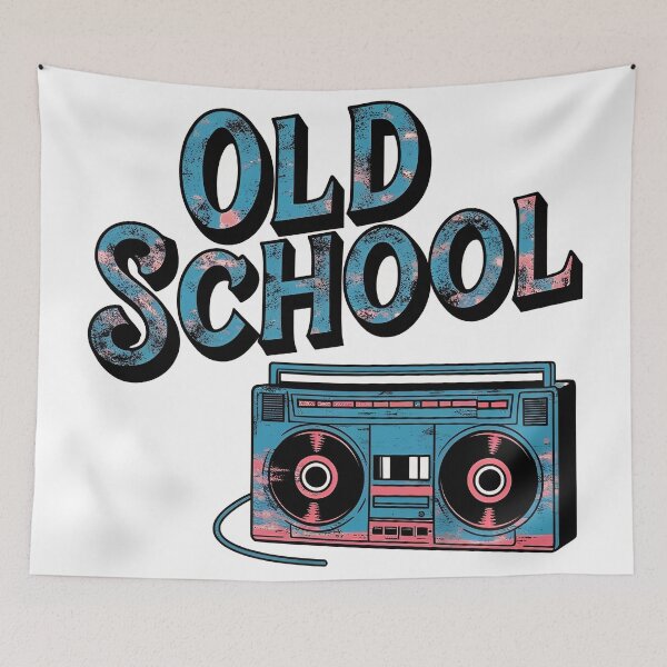 Item preview, Vintage "Old Skool" T-shirt. designed and sold by Valend.