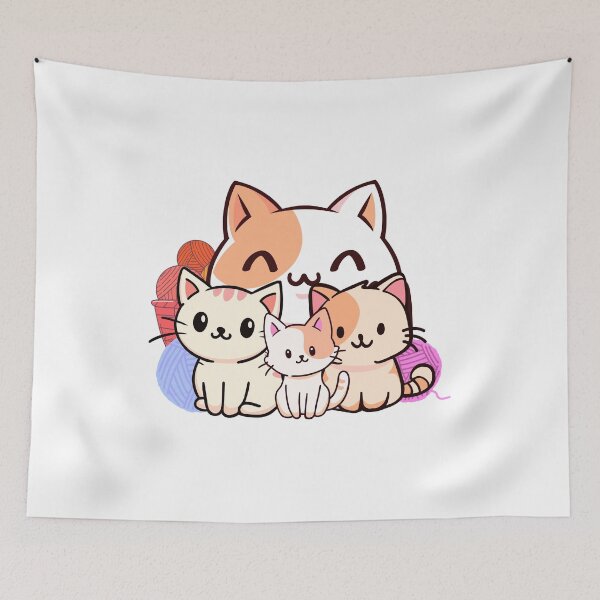 Item preview, Kittens and Balls of Wool designed and sold by RedCrane'sBubble.