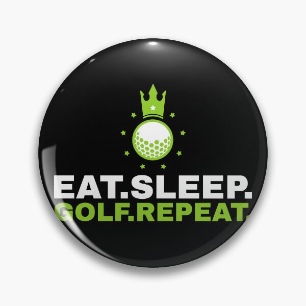 Item preview, Eat Sleep Golf Repeat designed and sold by MHMTees.