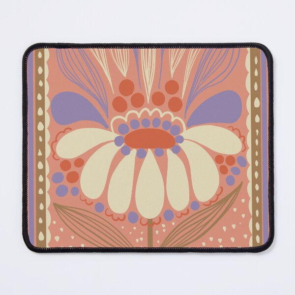 Item preview, Flower on salmon background designed and sold by Meiboliky.