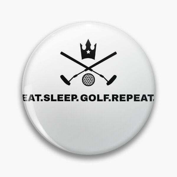 Item preview, Eat Sleep Golf Repeat designed and sold by MHMTees.