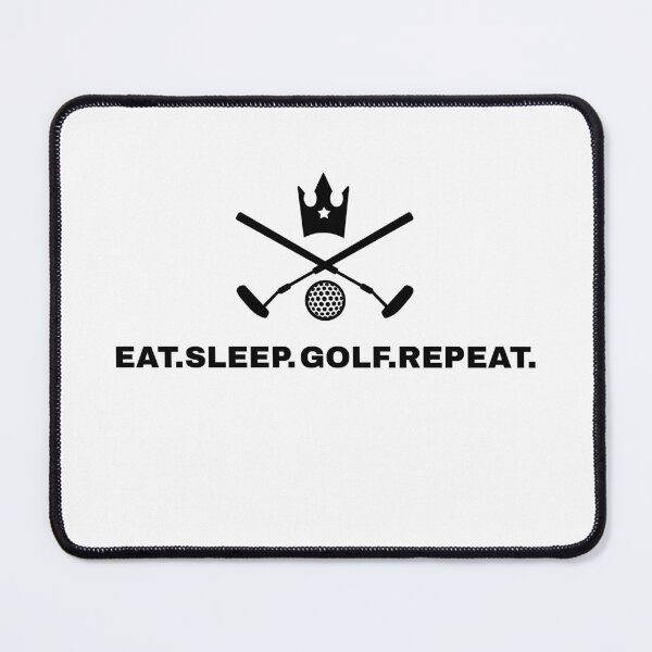 Item preview, Eat Sleep Golf Repeat designed and sold by MHMTees.