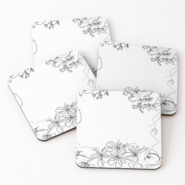 Item preview, Hand-Drawn Branch and Leaf Pattern designed and sold by Glam-OOTD.