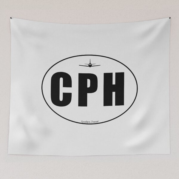 Item preview, CPH Copenhagen Denmark Airport Code designed and sold by Lartheviking.