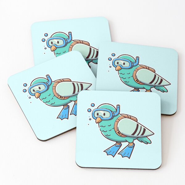 Item preview, Scuba Diving Pigeon designed and sold by zzz888.