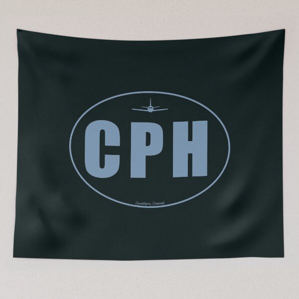 Item preview, CPH Copenhagen Denmark Airport Code designed and sold by Lartheviking.