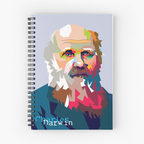 Item preview, Charles Darwin in WPAP Popart Portrait by Eki designed and sold by Ekira Pop Pixel.