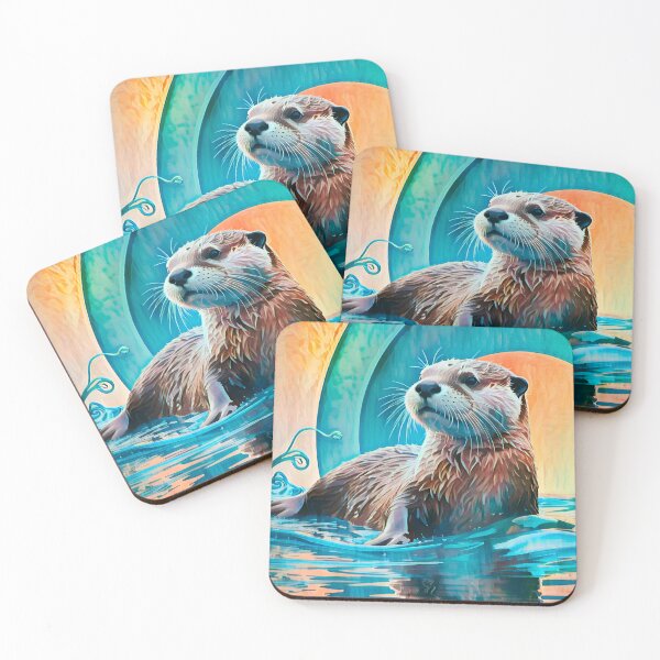 Item preview, Dreamy otter designed and sold by clarazen.