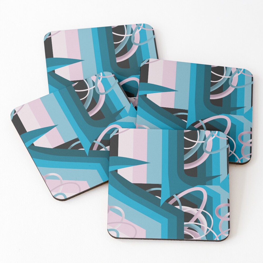 Item preview, Coasters (Set of 4) designed and sold by Racoodle.