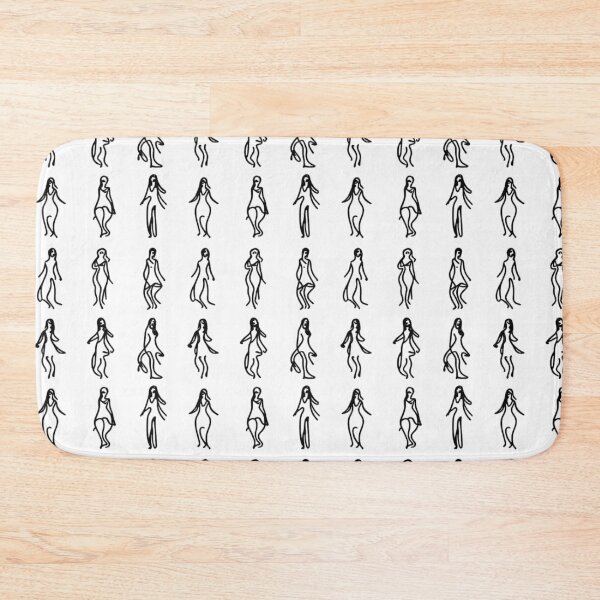 Item preview, Hand-Drawn Human Figures Pattern designed and sold by Glam-OOTD.