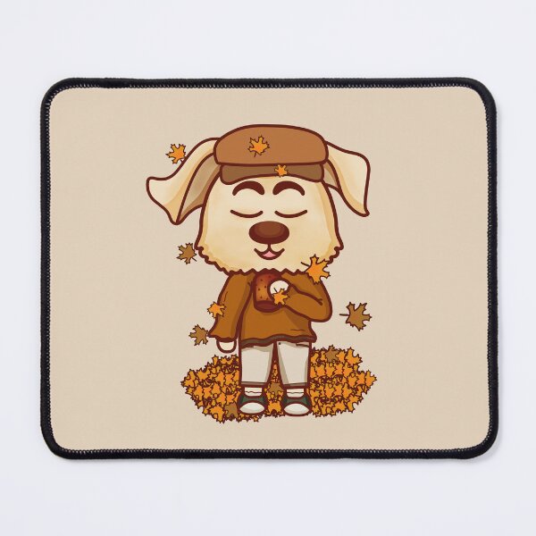 Item preview, Cozy Dog in Autumn – Warm and Cute Illustration designed and sold by IkayaCreation.