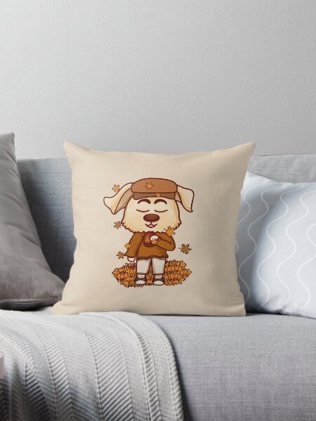 Item preview, Cozy Dog in Autumn – Warm and Cute Illustration designed and sold by IkayaCreation.