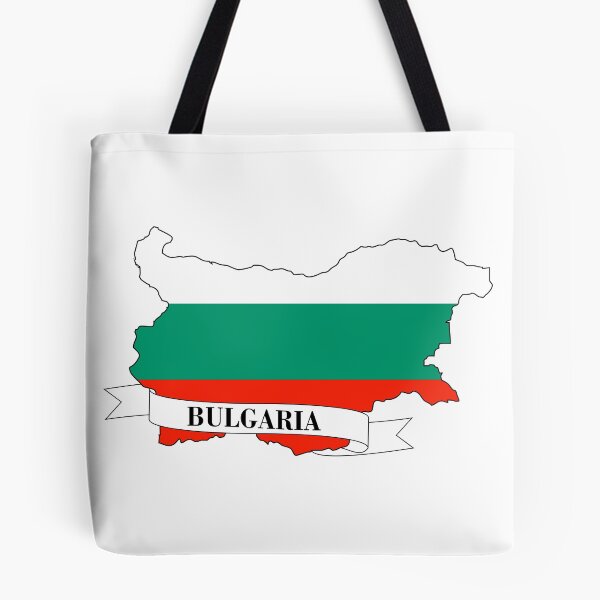 Item preview, bulgaria flag map designed and sold by visual adventures.