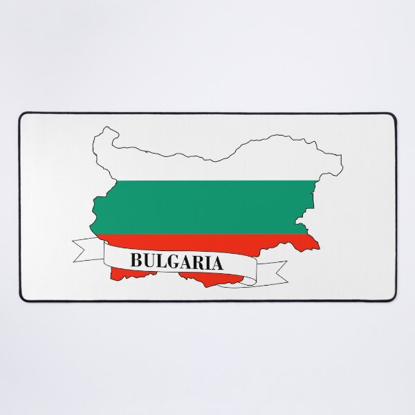 Item preview, bulgaria flag map designed and sold by visual adventures.