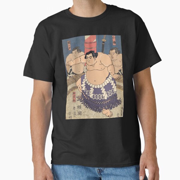 Item preview, Sumo Wrestler Japanese Sumo Wrestling Match Sumo Art Japan Sport designed and sold by madeulaugh.