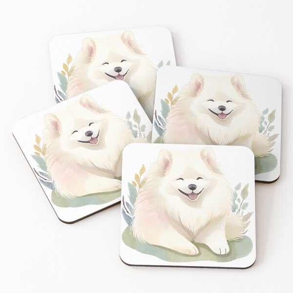 Item preview, Watercolour Samoyed designed and sold by TheresaNicole.