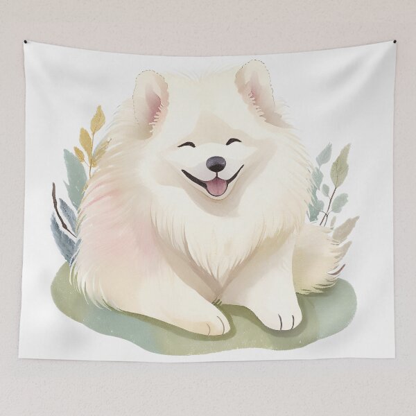Item preview, Watercolour Samoyed designed and sold by TheresaNicole.