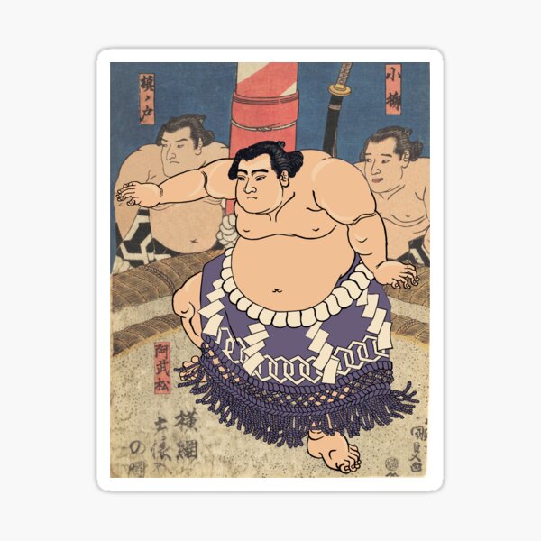 Japanese Sumo Stickers Redbubble