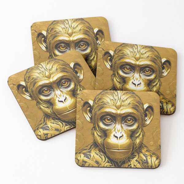 Artikelvorschau, Golden Monkey Eleganz entworfen und verkauft von Slick-Waffles.