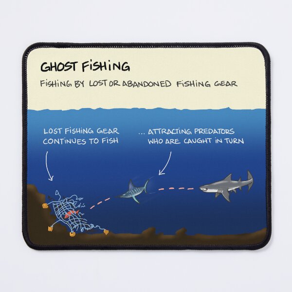 Item preview, Ghost fishing designed and sold by Sketchplanations.