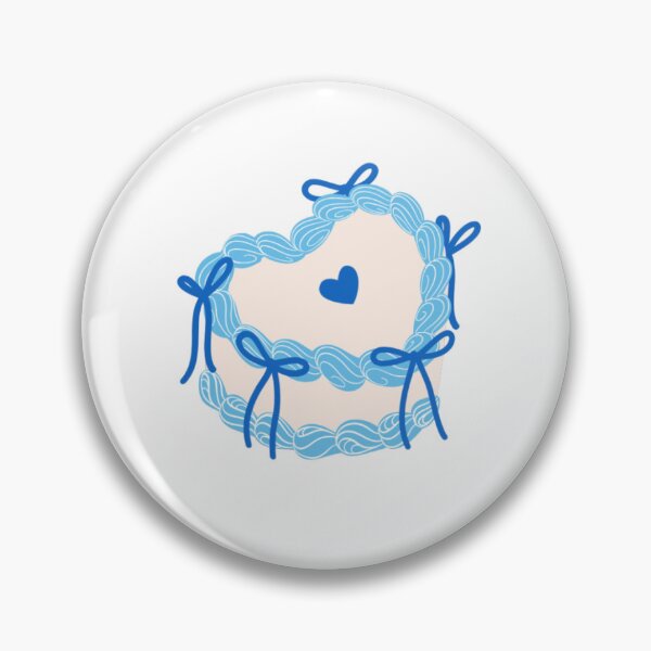Item preview, blue coquette cake designed and sold by Sky Lux Creations.