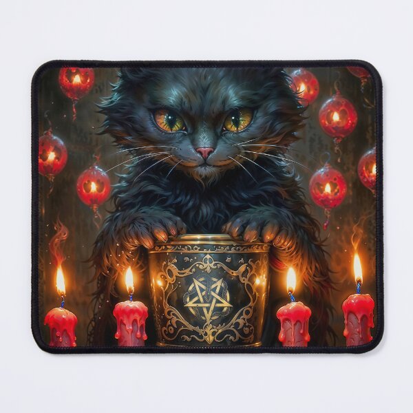 Item preview, Demonic Cat designed and sold by AliceWhiteDF.
