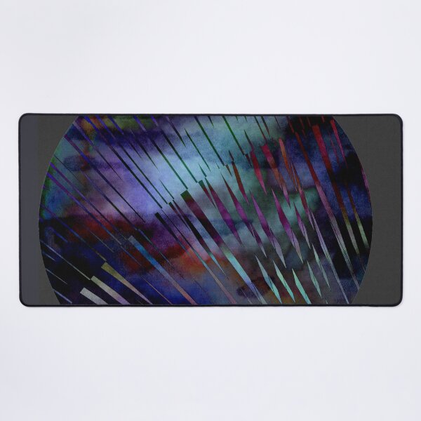 Item preview, Blue Abstract Shiny Op Art Rhythmic Watercolor Circle designed and sold by artoriginal.