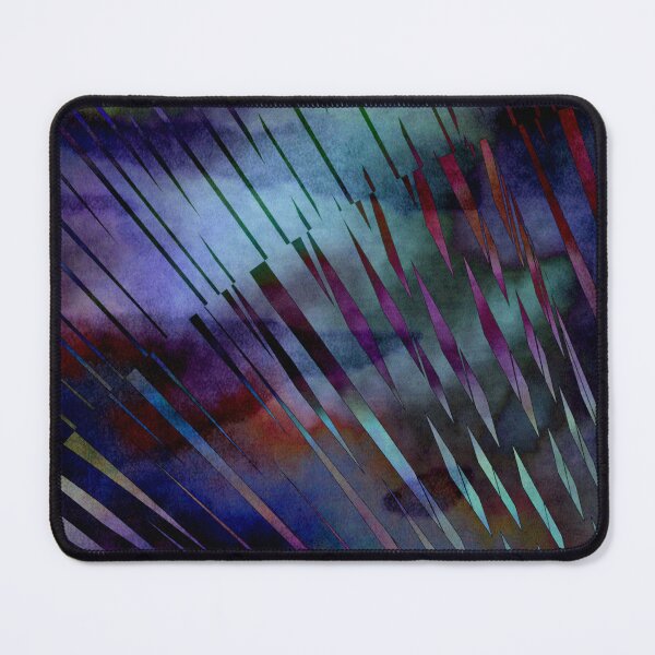 Item preview, Blue Abstract Shiny Op Art Rhythmic Watercolor Circle designed and sold by artoriginal.