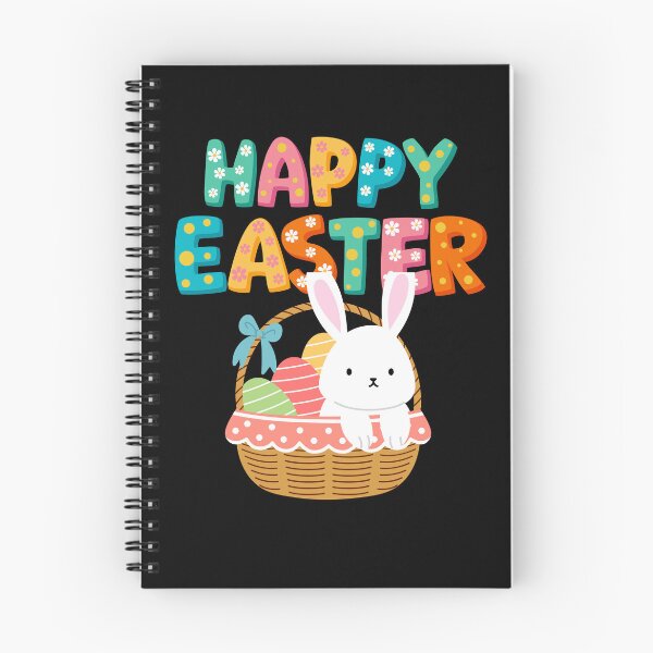 Item preview, Happy Easter - Bunny in a basket designed and sold by made4noise.