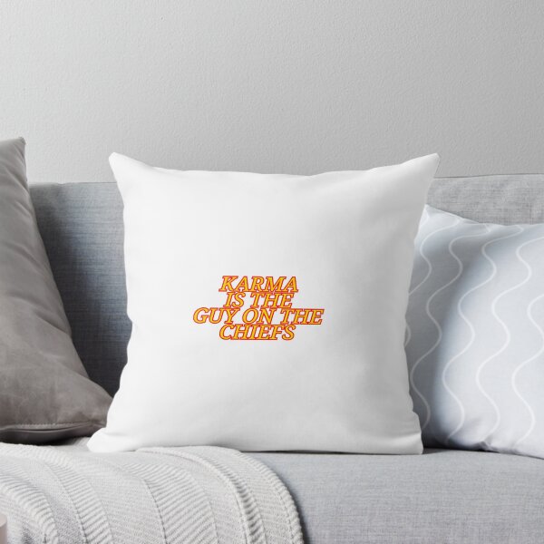 Item preview, KARMA IS THE GUY ON THE CHIEFS designed and sold by melssticker.