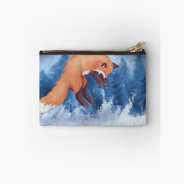 Item preview, Snowy Fox Preying designed and sold by AdriaCaps Art & Design.